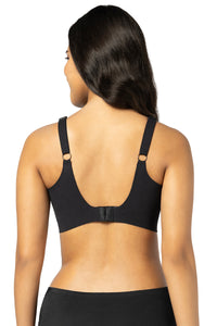 Invisi Breathe Non-Padded Non-Wired Cotton Bra - Black thumbnail 3