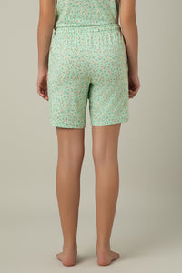Sleep Shorts - Ditsy Misty Print thumbnail 3
