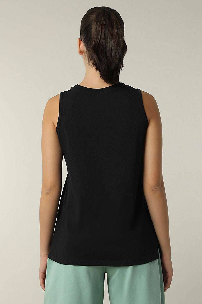 Essential Tank Top - Black - Image 3 of 5