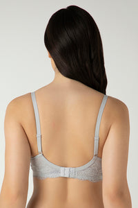 Lace Elegance Padded Non-Wired Bra - Micro Chip thumbnail 3