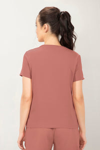 Essential Crew Neck Tee - Brick Dust thumbnail 3