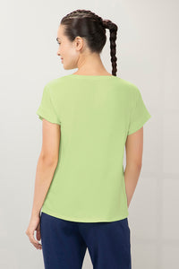 Flaunt Relaxed Tee  - Shadow Lime thumbnail 3