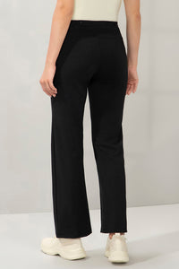 Flaunt Flared Travel Pants - Black thumbnail 3