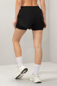 Energize High Rise Active Shorts - Black thumbnail 3