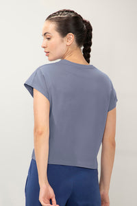 Essential Crop Top - Silver Bullet thumbnail 3