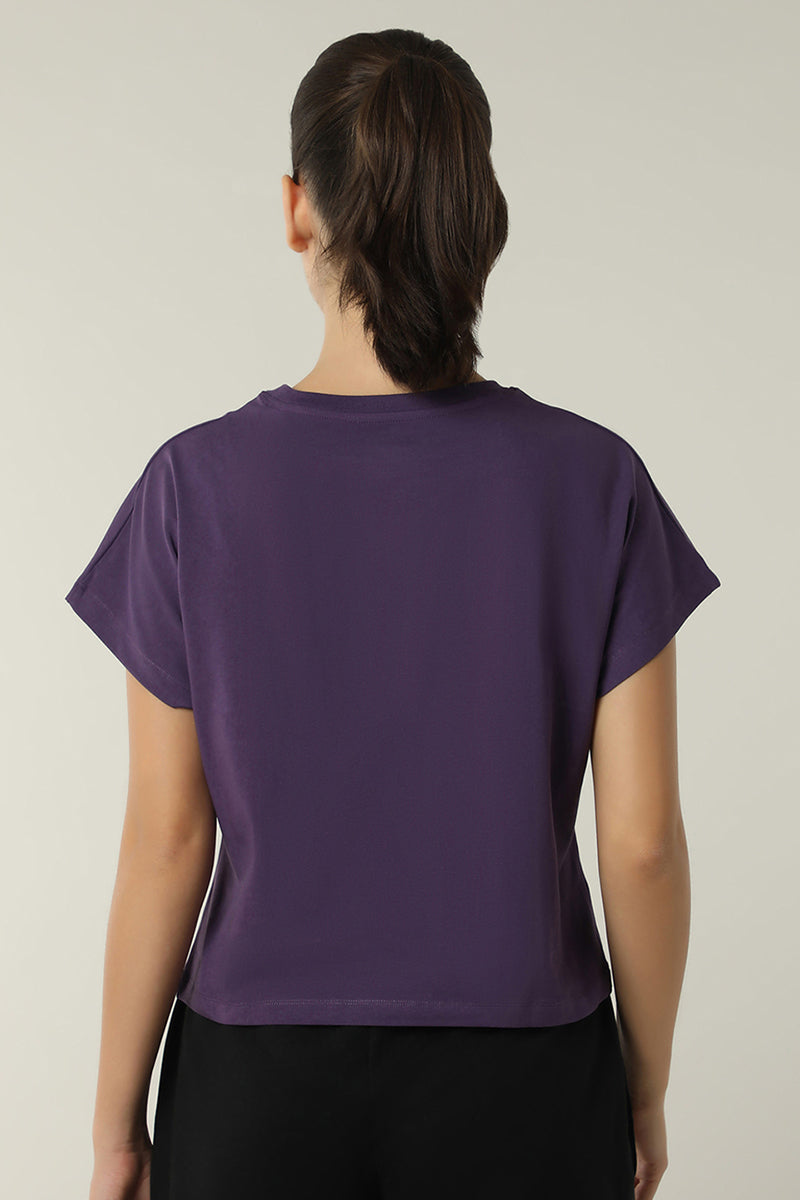 Essential Crop Top - Navy Cosmos