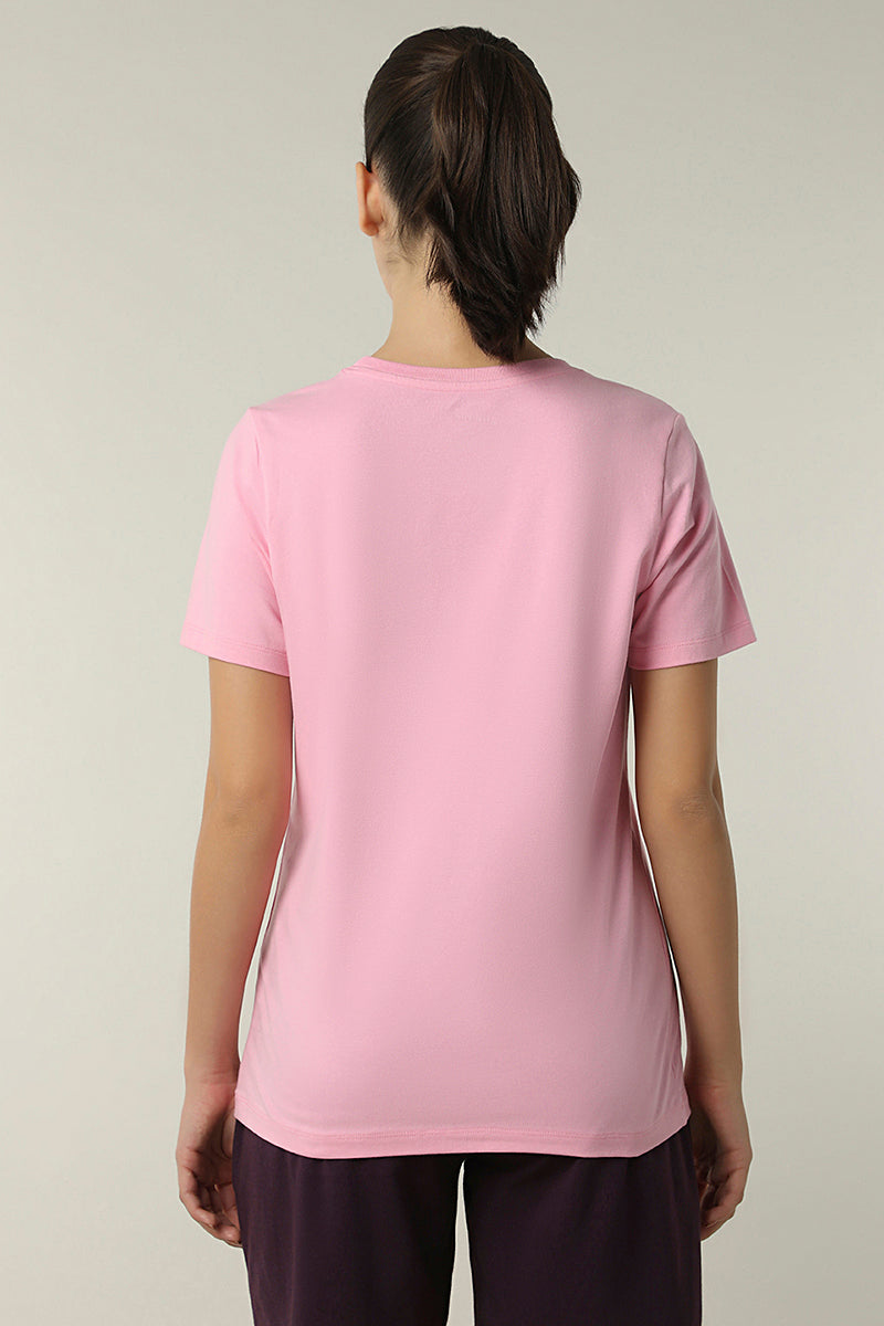 Essential Printed Tee - Pink Frosting