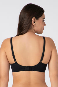 Chic Contour Non-Padded Wired Minimizer Bra - Black thumbnail 3