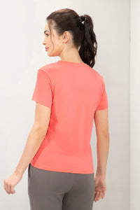 Essential Crew Neck Tee - Sugar Coral thumbnail 3