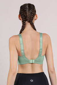 Energize Active High Impact Sports Bra - Granite Green thumbnail 3