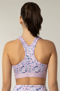 Energize Medium Impact Racerback Sports Bra - Digital Floral Print thumbnail 3
