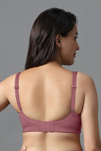 Airy Padded Non-wired Support Bra - Mesa Rose thumbnail 3