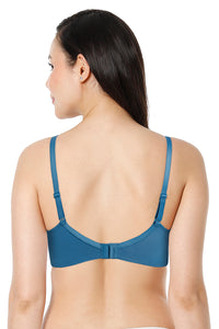 Smooth Charm Padded Non-Wired T-Shirt Bra - Blue Sapphire thumbnail 3