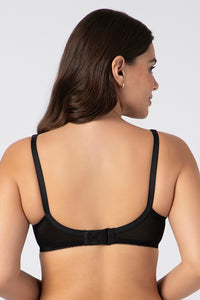 Saree Shaper Non-Padded Non-Wired Bra - Black thumbnail 3