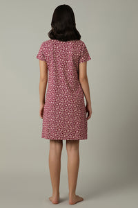 Comfort Sleep Dress - Two Tone Floral Print thumbnail 3