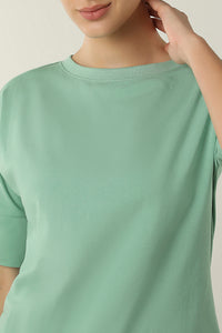 Elements Long Length Tee - Granite Green thumbnail 4