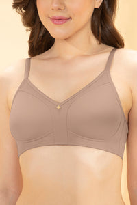 Total Support Non-Padded Non-Wired Bra - Warm Taupe thumbnail 4