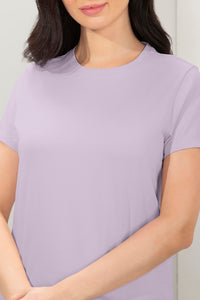 Essential Crew Neck Tee - Lavender Fog thumbnail 4
