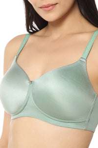 Cloudsoft Padded & Non-Wired Bra  - Pastel Green thumbnail 4