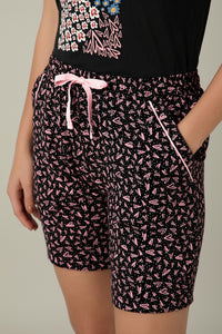 Sleep Shorts - Polka Heart Print thumbnail 4