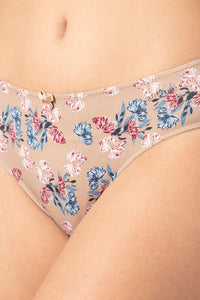Smooth Charm Bikini Panty - Artistic Floral Stucco Pr thumbnail 4