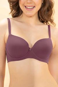Effortless Bliss Padded Wired Bra - Tulipwood thumbnail 4