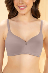 Effortless Support Padded Non-Wired Bra - Sphinx thumbnail 4