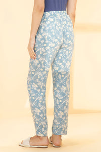 Full Length Pyjama Bottom - Pearl Floral Print thumbnail 4
