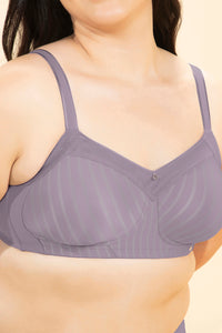 Contoured Comfort Non-Padded Non-Wired Support Bra - Nirvana thumbnail 4
