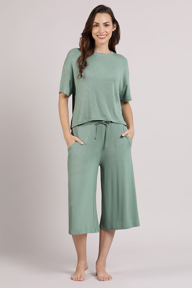 Serene Dream Culottes - Iceberg - Image 4 of 5