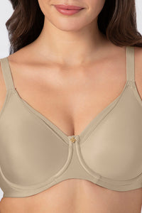 Chic Contour Non-Padded Wired Minimizer Bra - Sandalwood thumbnail 4