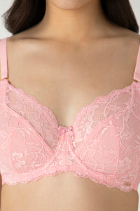 Luxe Support Non-Padded Wired Bra  - Rose Elegance thumbnail 4