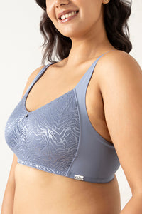 Mystic Poise Non-padded Non-wired Minimizer Bra - Tempest thumbnail 4
