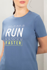 Essential Printed Tee - Run Print thumbnail 4