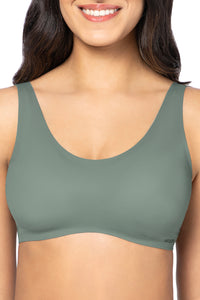 Invisi Ease Padded Non-Wired Slip-On Bra - Lily Pad thumbnail 4