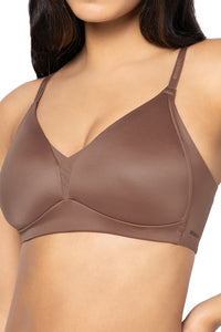 Smooth Plunge Padded Non-Wired Bra - Clove thumbnail 4