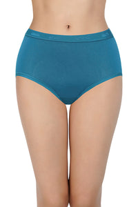 Solid High Rise Assorted Full Brief Panties (Pack of 3 Colors & Prints May Vary) thumbnail 4