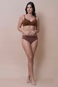 Breathe Bliss Padded Non-Wired T-Shirt Bra - Cambridge Brown thumbnail 5