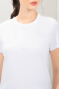 Essential Crew Neck Tee - White thumbnail 4