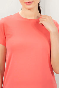 Essential Crew Neck Tee - Sugar Coral thumbnail 4