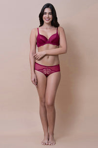 Amore Padded Wired Demi Bra - Anemone thumbnail 5
