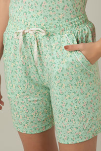 Sleep Shorts - Ditsy Misty Print thumbnail 4