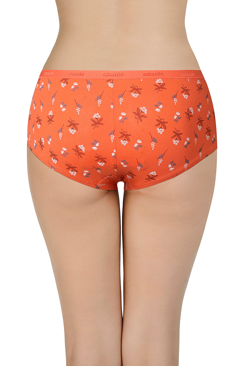 Printed Low Rise Assorted Boyshorts (Pack of 2 Colors & Prints May Vary)