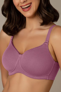 Essential Padded Wirefree Bra - Mellow Mauve thumbnail 4