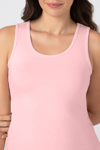 Broad Strapped Body Hugging Tank Top - Mary's Rose thumbnail 4