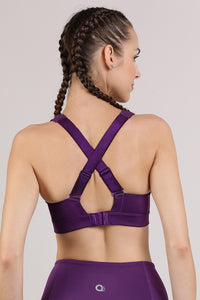 Energize Active High Impact Sports Bra - Imperial Purple thumbnail 4