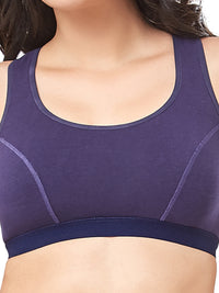 every de Lounge Essentials Non-Padded Non-Wired Full Cover Slip-on Bra - Eclipse thumbnail 4