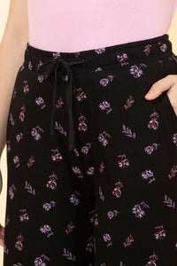 Lounge Pants - Orchid Floral Print thumbnail 4
