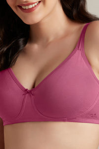 Chic Comfort Non-Padded and Non-Wired Cotton Bra - Malaga thumbnail 4