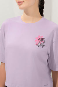Elements Chic Crop Top - Self Love Print thumbnail 4